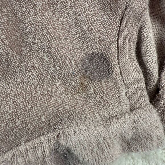 Quincy Mae Terrycloth Purple Polka Dot Romper - US 3-6 Months - Picture 5 of 5